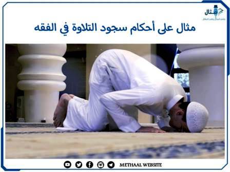 مثال على أحكام سجود التلاوة في الفقه مثال على أحكام سجود التلاوة في الفقه