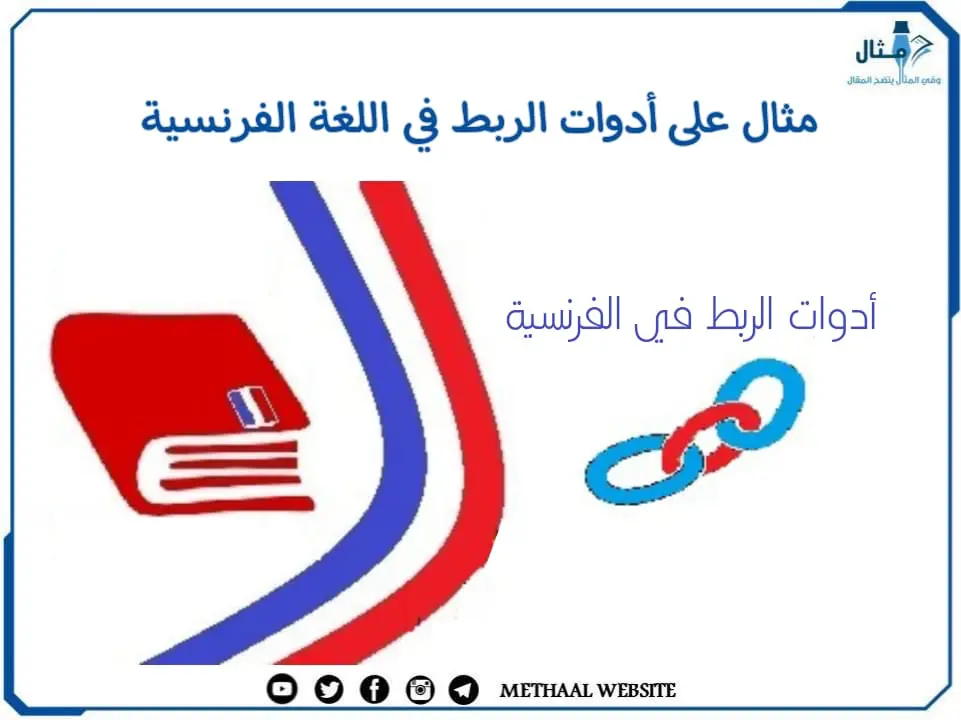 مثال على أدوات الربط في اللغة الفرنسية مثال على أدوات الربط في اللغة الفرنسية