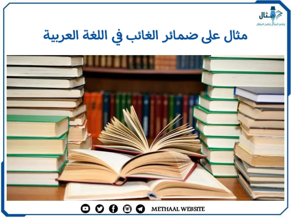 مثال على ضمائر الغائب في اللغة العربية