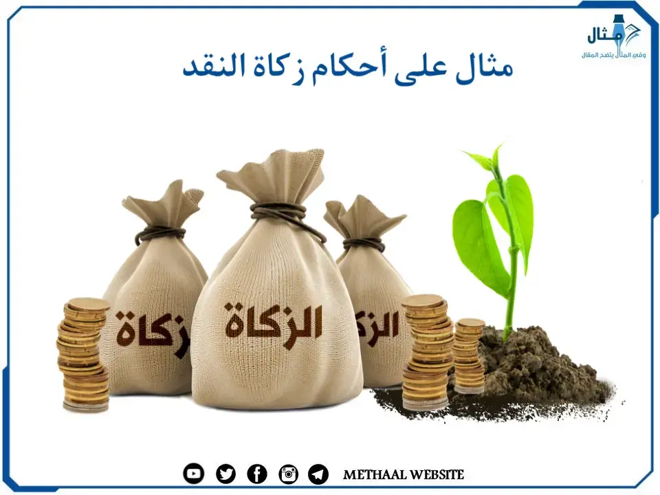 مثال على أحكام زكاة النقد مثال على أحكام زكاة النقد
