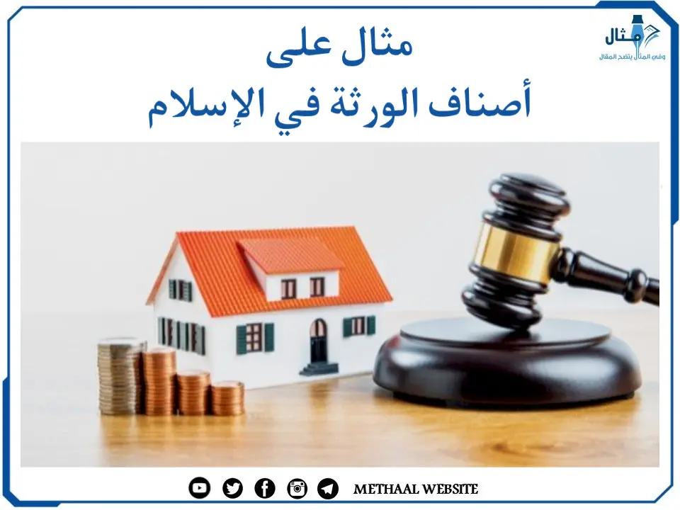مثال على أصناف الورثة في الإسلام مثال على أصناف الورثة في الإسلام