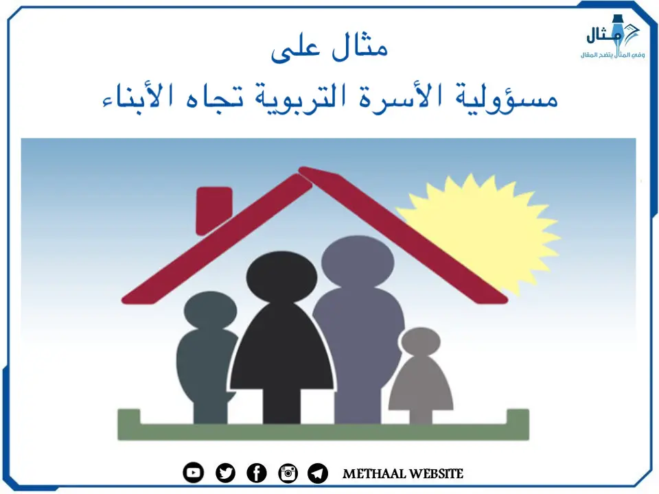 مثال على مسؤولية الأسرة التربوية تجاه الأبناء مثال على مسؤولية الأسرة التربوية تجاه الأبناء