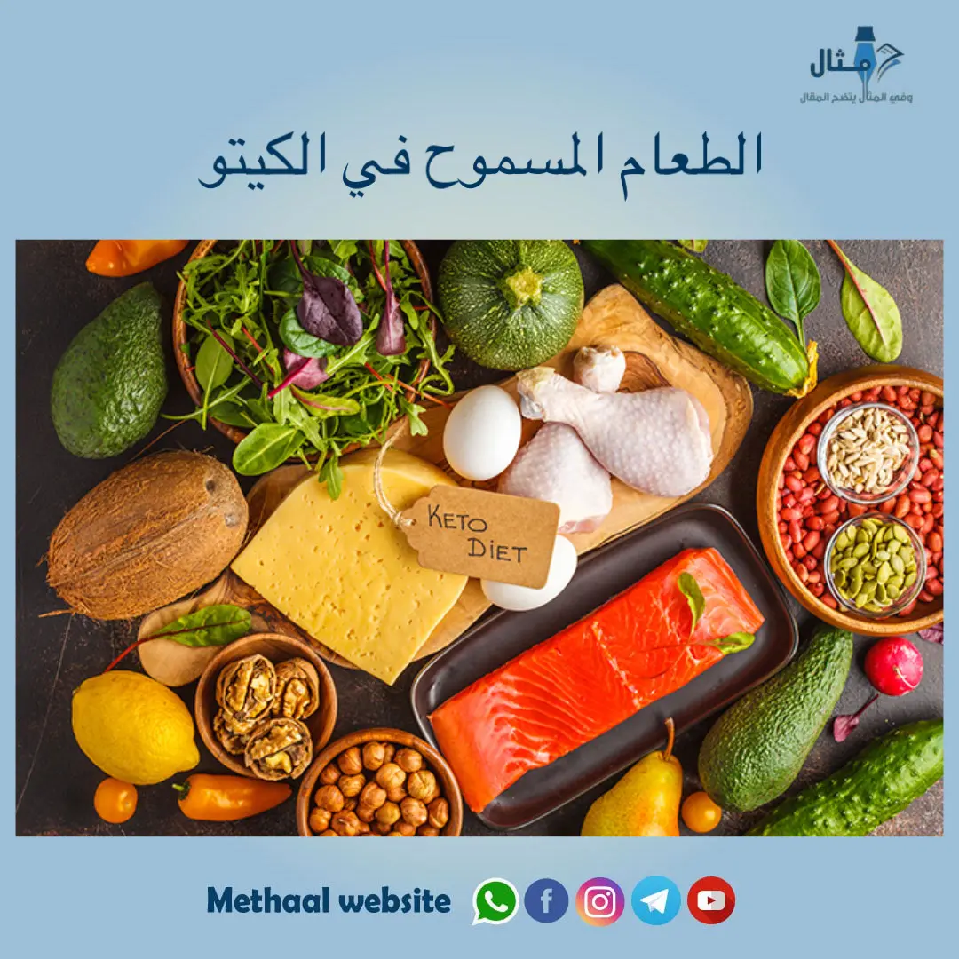 الطعام المسموح في الكيتو الطعام المسموح في الكيتو