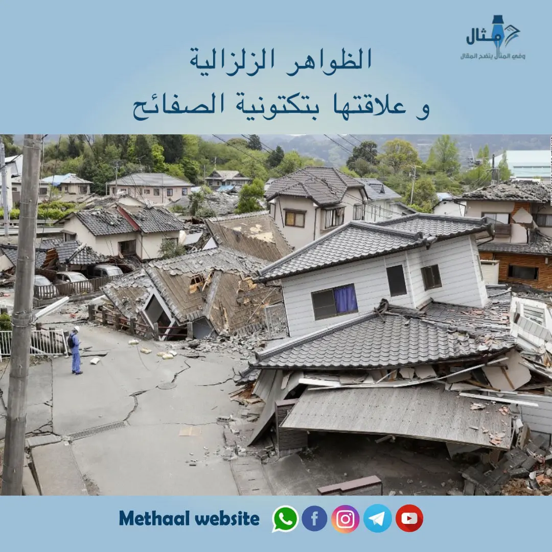 الظواهر الزلزالية و علاقتها بتكتونية الصفائح الظواهر الزلزالية و علاقتها بتكتونية الصفائح