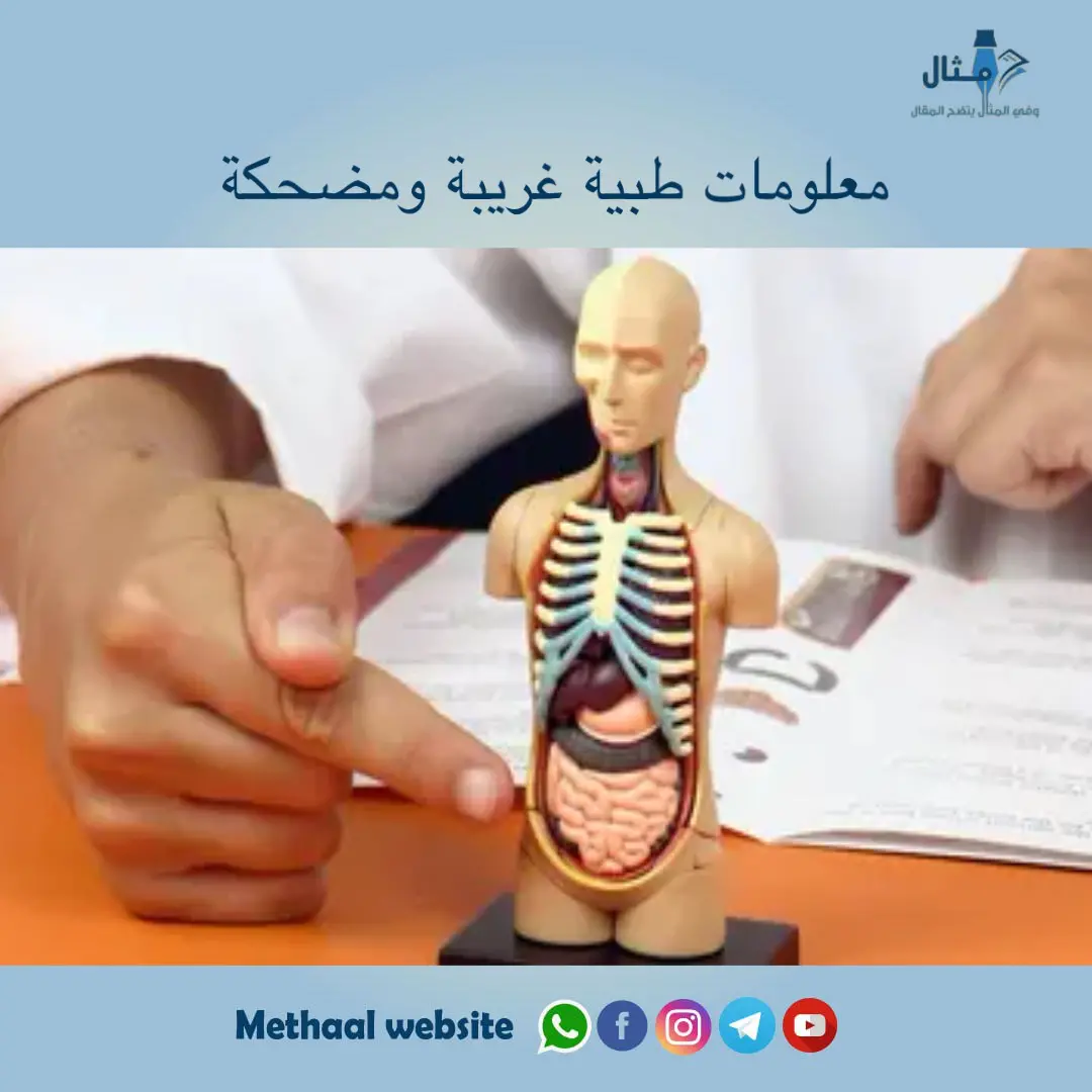 معلومات طبية غريبة ومضحكة معلومات طبية غريبة ومضحكة