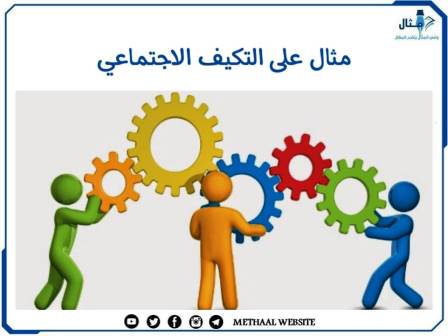 مثال على التكيف الاجتماعي