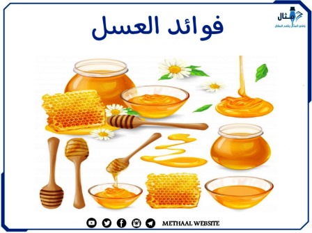 مثال على فوائد العسل