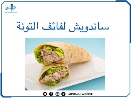 طريقة تحضير ساندويش لفائف التونة طريقة تحضير ساندويش لفائف التونة