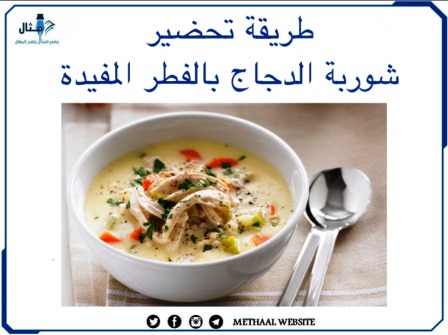 طريقة تحضير شوربة الدجاج بالفطر المفيدة 