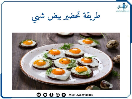 طريقة تحضير بيض شهي طريقة تحضير بيض شهي