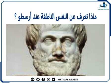 ماذا تعرف عن النفس الناطقة عند أرسطو؟ ماذا تعرف عن النفس الناطقة عند أرسطو؟