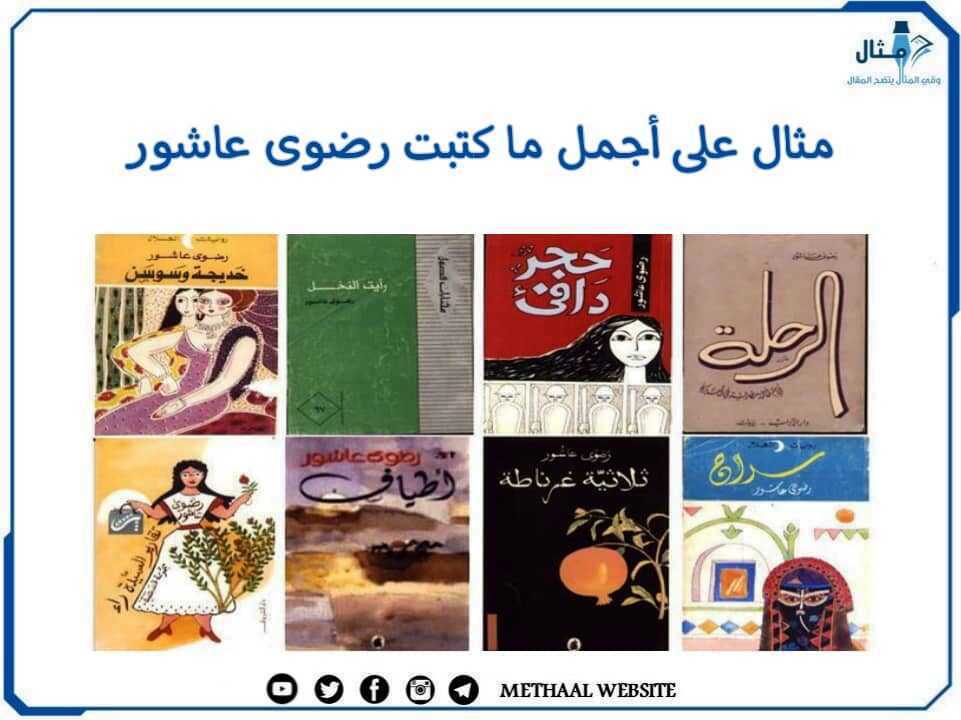 مثال على أجمل ما كتبت رضوى عاشور مثال على أجمل ما كتبت رضوى عاشور