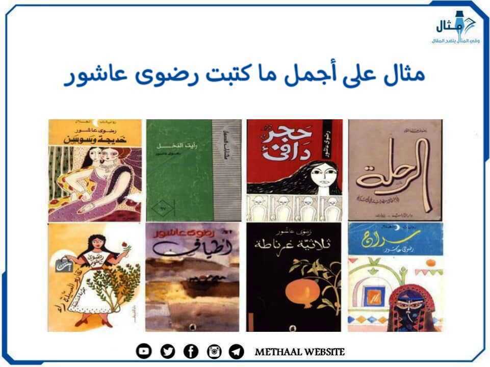 مثال على أجمل ما كتبت رضوى عاشور