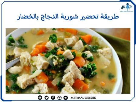 طريقة تحضير شوربة الدجاج بالخضار