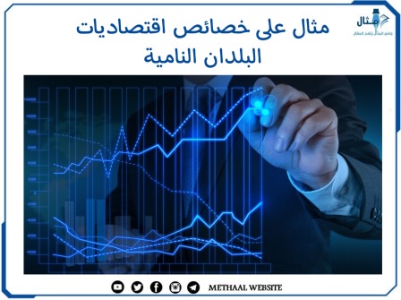 مثال على خصائص اقتصاديات البلدان النامية