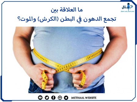 ما العلاقة بين تجمع الدهون في البطن (الكرش) والموت؟