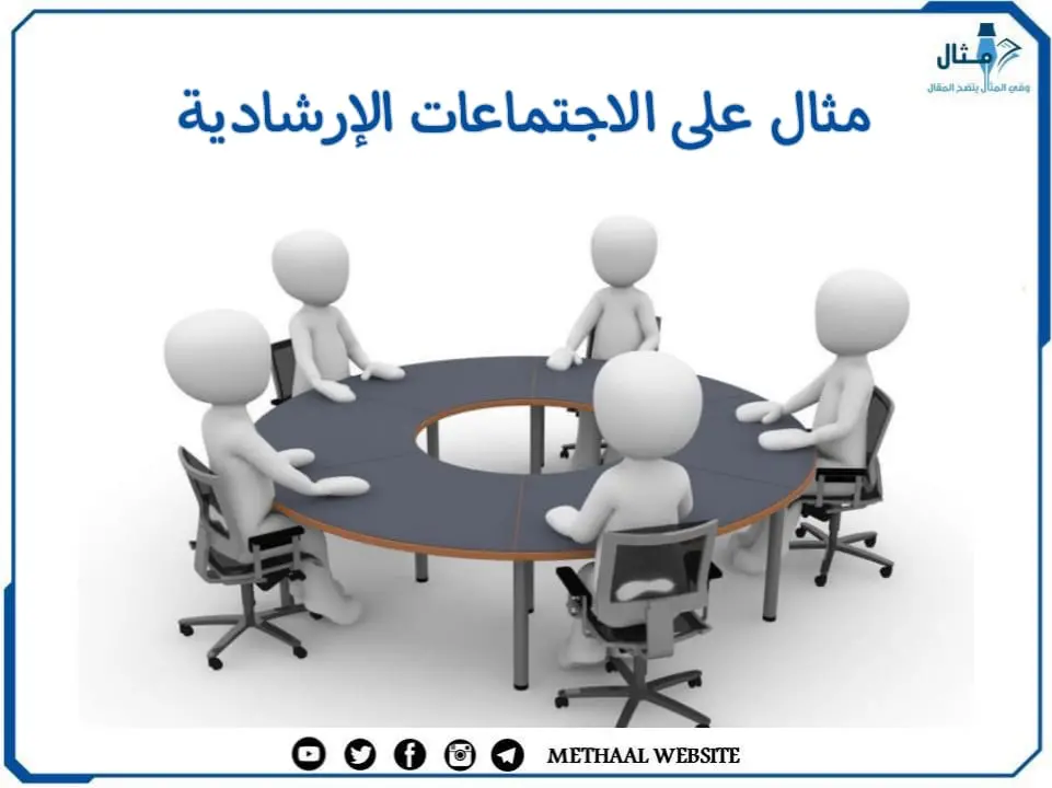 مثال على الاجتماعات الإرشادية مثال على الاجتماعات الإرشادية
