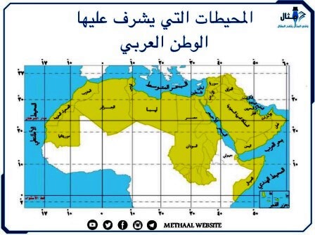 المحيطات التي يشرف عليها الوطن العربي المحيطات التي يشرف عليها الوطن العربي