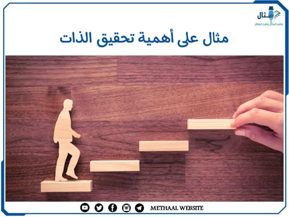 مثال على أهمية تحقيق الذات مثال على أهمية تحقيق الذات