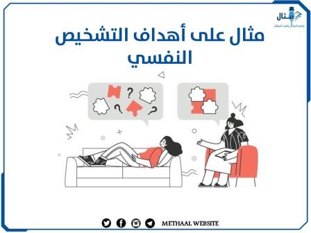 مثال على أهداف التشخيص النفسي مثال على أهداف التشخيص النفسي