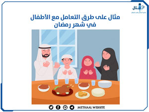 مثال على طرق التعامل مع الأطفال في شهر رمضان مثال على طرق التعامل مع الأطفال في شهر رمضان